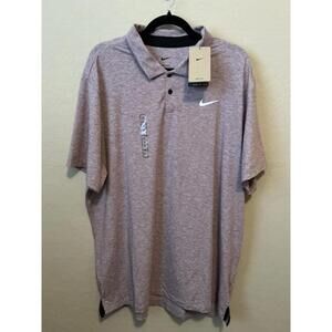 Nike Dri Fit Heathered Golf Polo